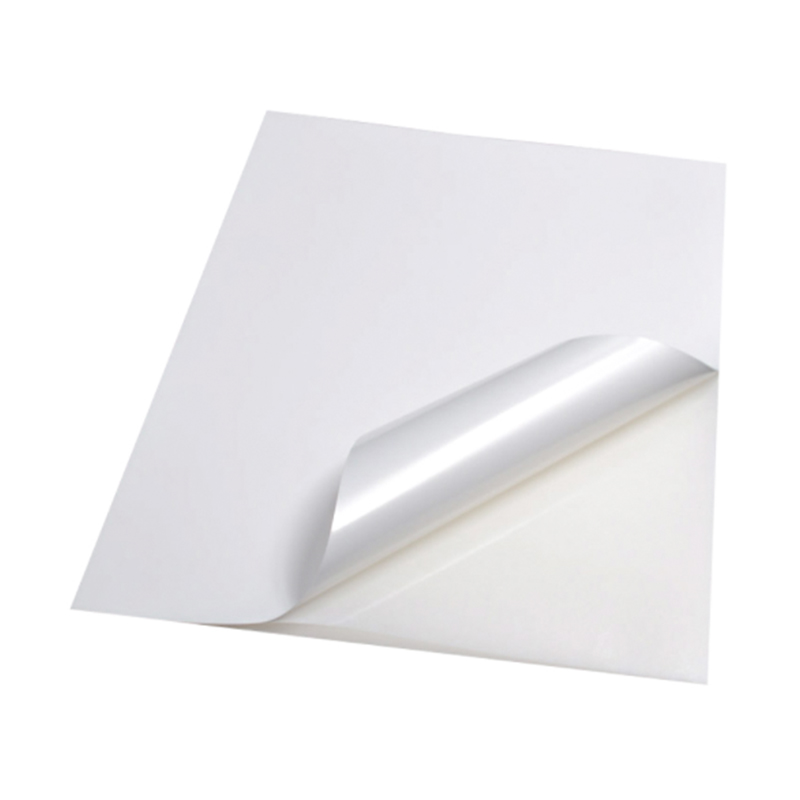 Mat hvidt syntetisk PP klæbende papir