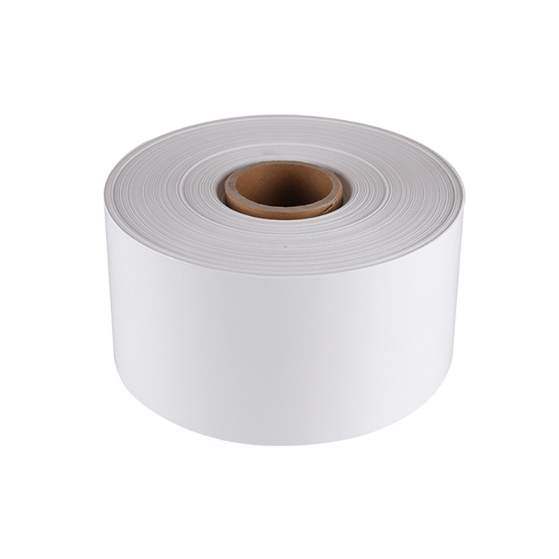 75um mat hvid vinyl Yupo PP/ opløsningsmiddel klæbemiddel / 60 g hvid glasinforing