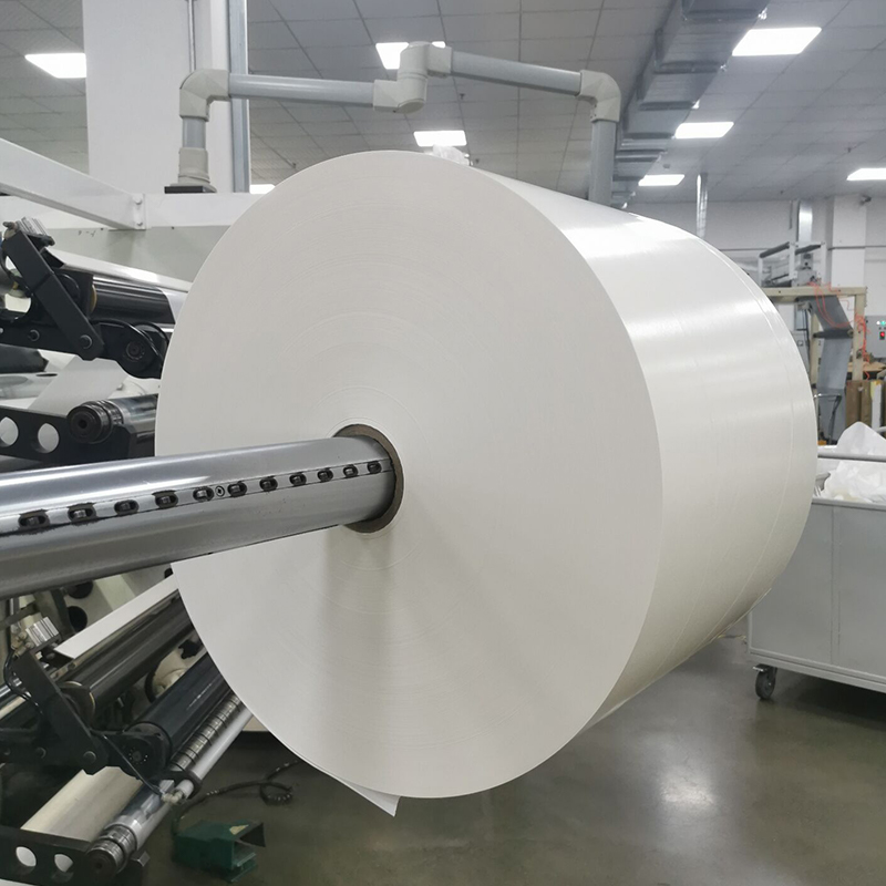 25um Bright White PET/Acryl Solvent klæbemiddel/80g White Liner