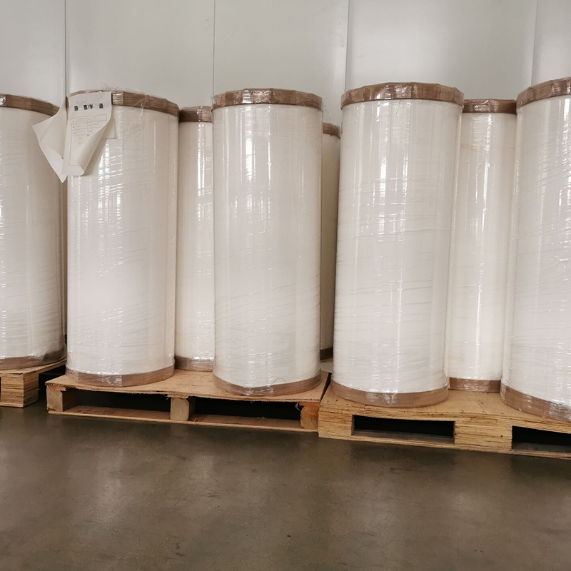 25um Bright White PET/Acryl Solvent klæbemiddel/80g White Liner