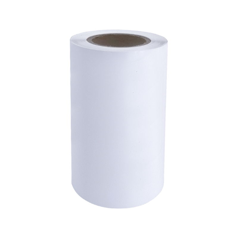 25um lyshvid aluminiseret PET-film dækklæbende papirklistermærke 