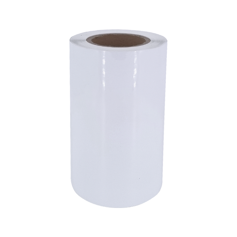 25um lyshvid aluminiseret PET-film dækklæbende papirklistermærke 