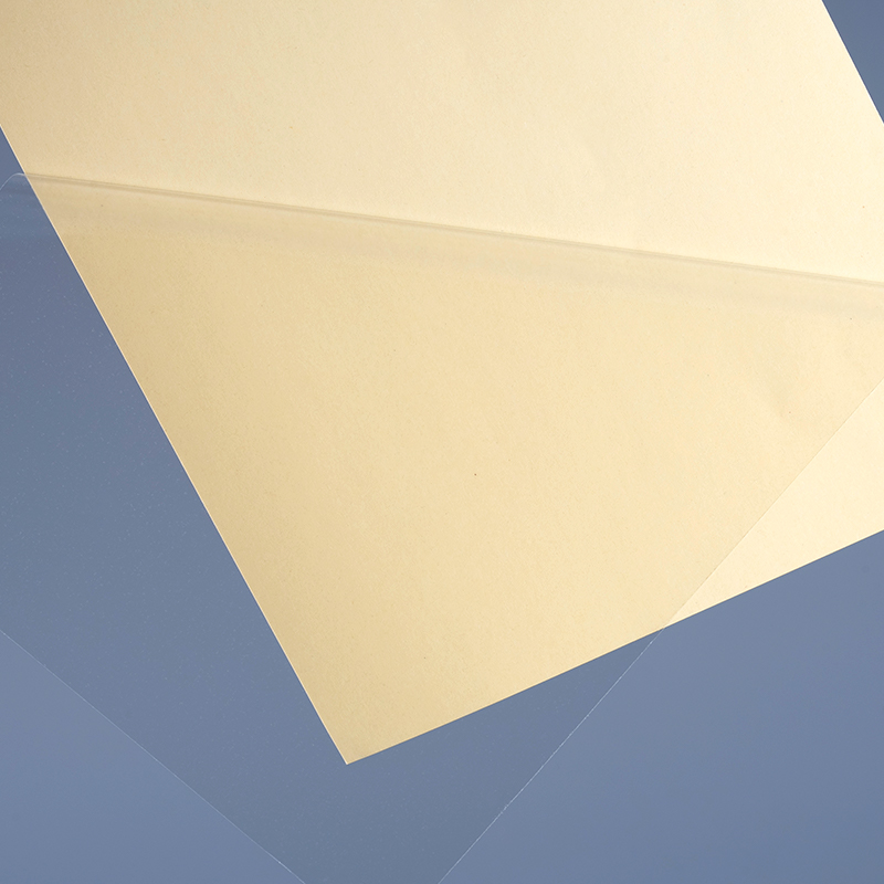 50mic gennemsigtig selvklæbende polyester film Vinyl klistermærke Udskrivning etiket Jumbo Roll