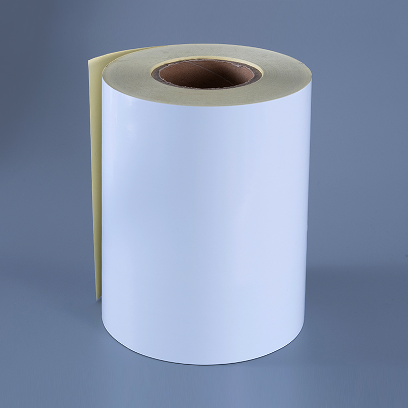 50 mic blank hvid polyesterfilm selvklæbende etiket med aftageligt klæbende alkohol- og højtemperaturbestandig