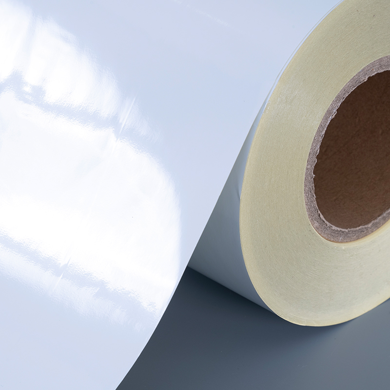 50 mic blank hvid polyesterfilm selvklæbende etiket med aftageligt klæbende alkohol- og højtemperaturbestandig