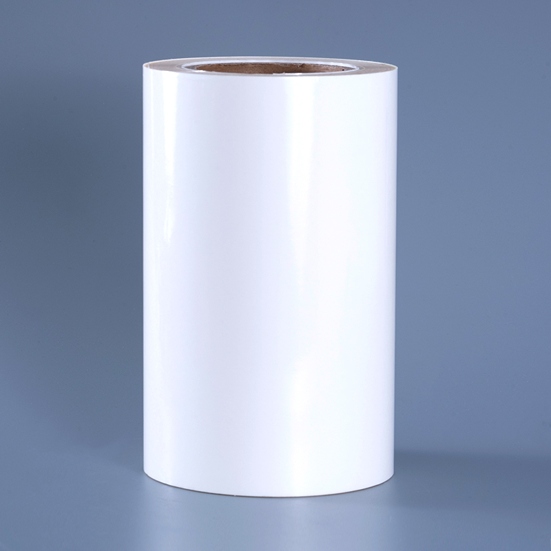 25mic transparent PET-film med aftagelige klæbende klare polyesteretiketter
