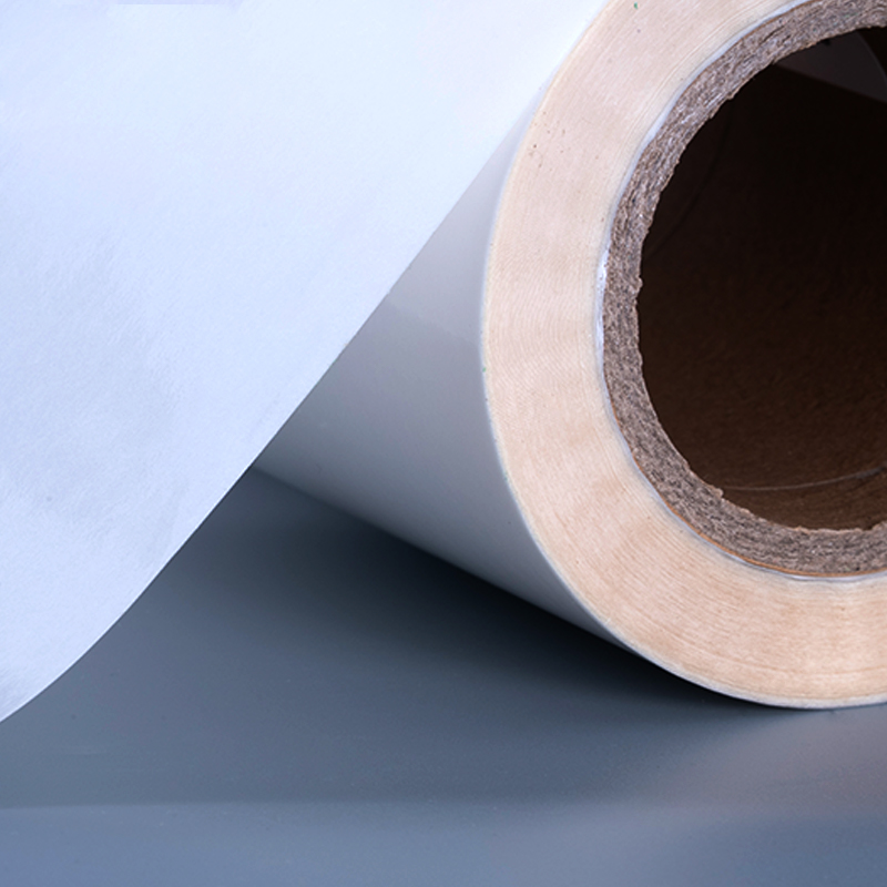 50mic gennemsigtig selvklæbende polyester film Vinyl klistermærke Udskrivning etiket Jumbo Roll