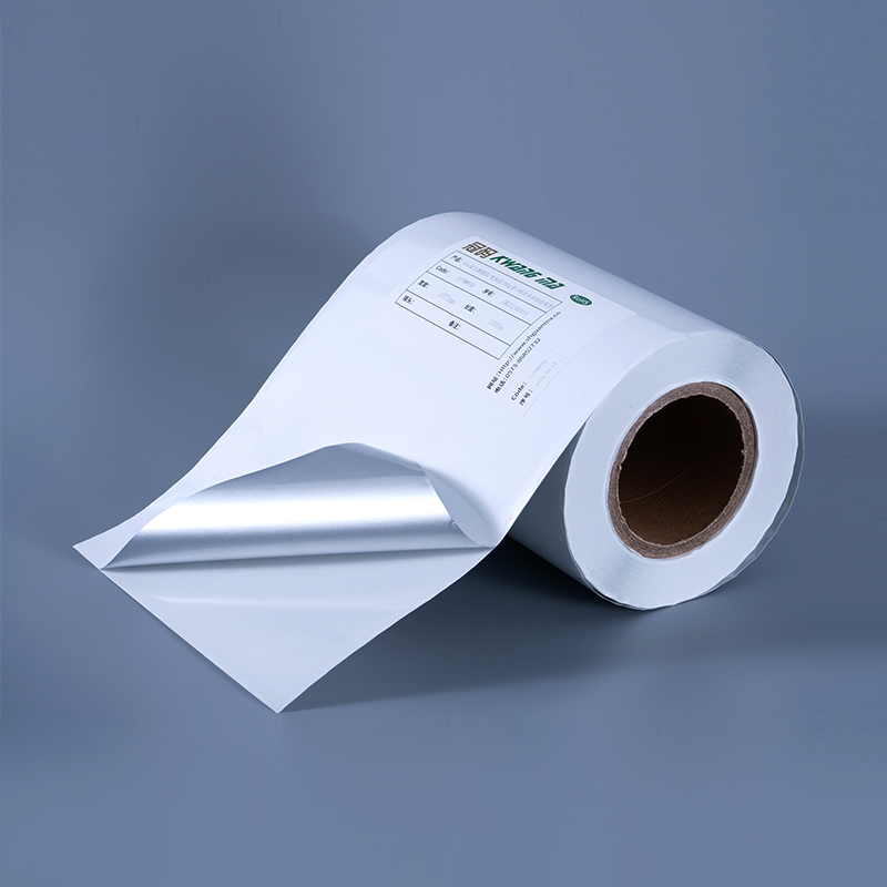 25 mic blank hvid aluminiseret polyesterfilm selvklæbende etiket med vandbaseret akrylklæbemiddel til inkjet-udskrivning