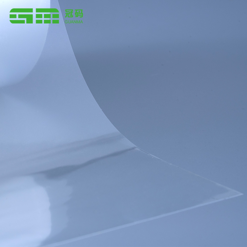 50mic klar selvklæbende PP jumborulle med permanent klæbemiddel