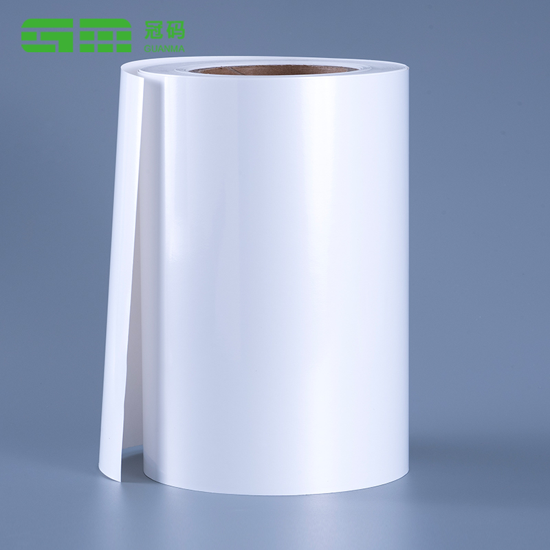 60mic blank hvid PP selvklæbende etiketter Papir Jumbo rulle med aftageligt klæbemiddel