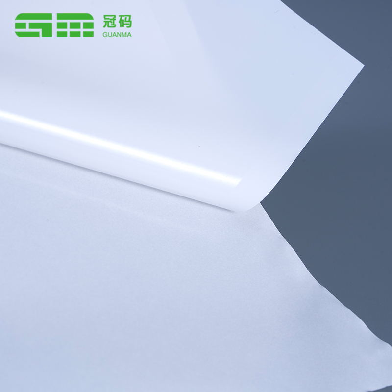 80mic mat hvid PP selvklæbende etiketter Aftageligt etiketmateriale til servietter