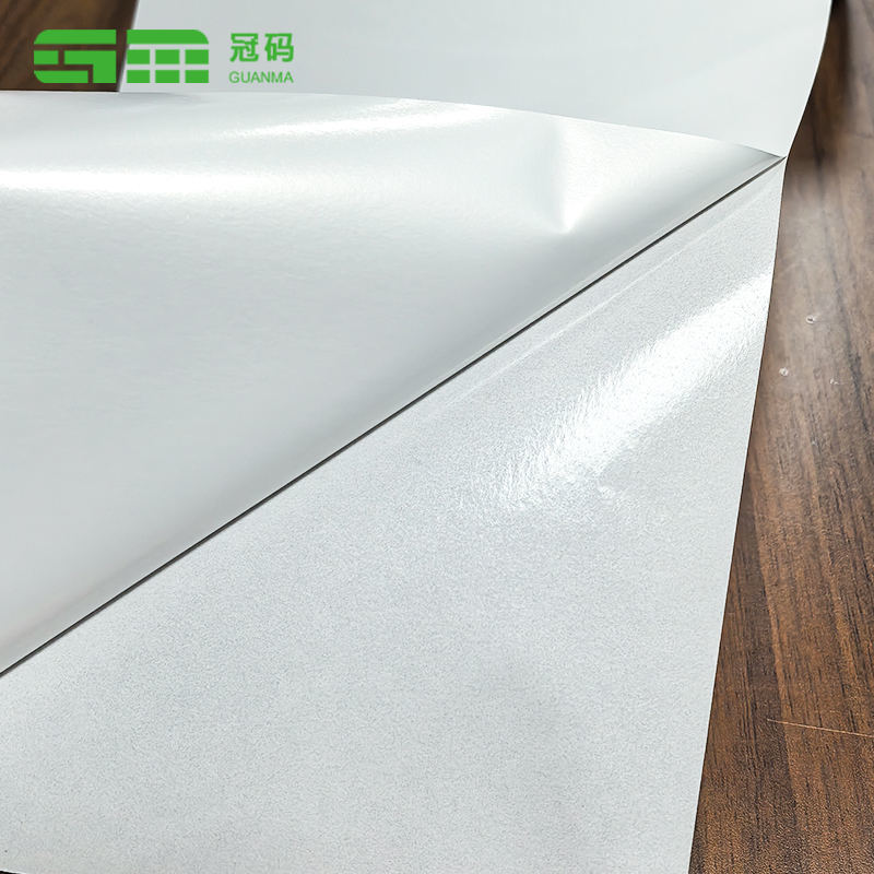 Stærkere vedhæftning Gummilim Dækklæbende papirlabel